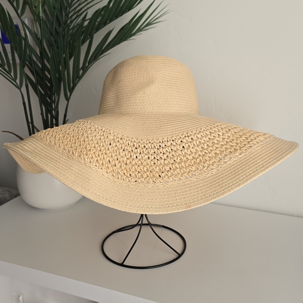 ASOS Floppy Wide Brim Straw Beach Hat